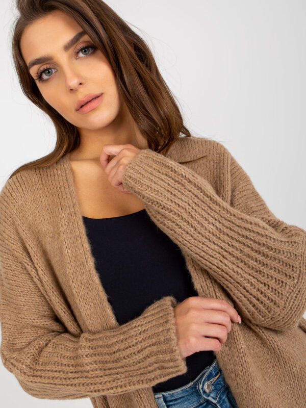 Sweter Kardigan Model TW-SW-BI-M2201.87 Dark Beige - Och Bella