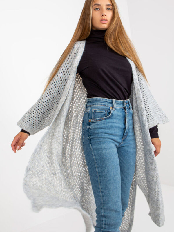Sweter Kardigan Model TW-SW-BI-M31.36X Grey - Och Bella