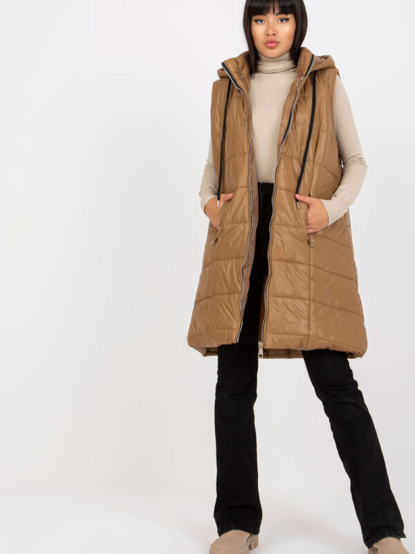 Kamizelka Model TW-KZ-BI-82019.09 Light Brown - Och Bella