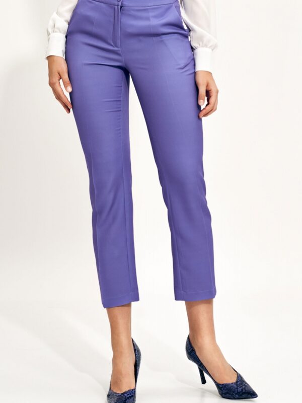 Spodnie Fioletowe spodnie chino SD70 Violet - Nife