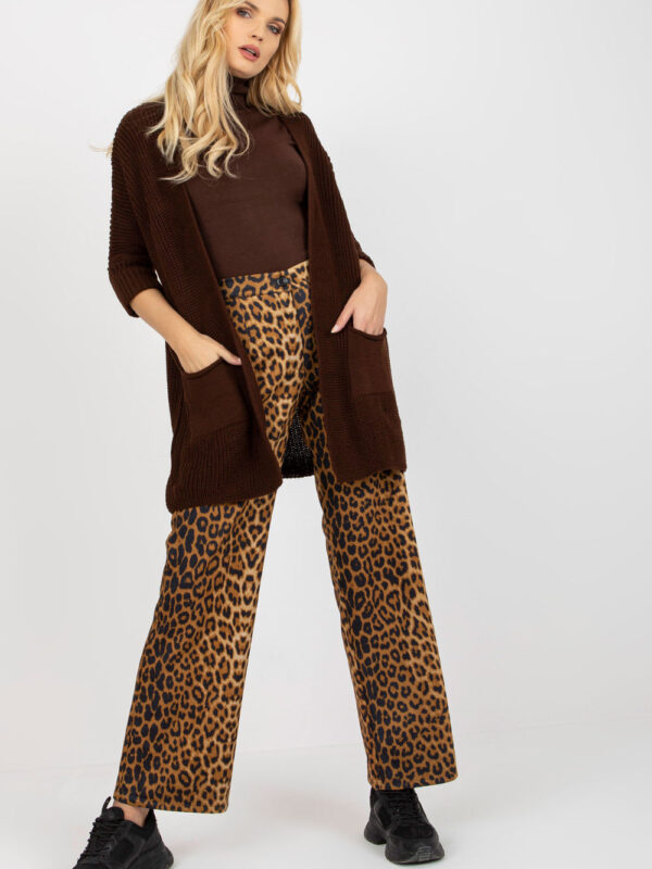 Sweter Kardigan Model LO-SW-LK-3002.98P Dark Brown - Rue Paris