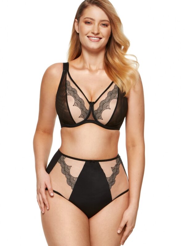 Biustonosz Soft Model Heidi B2 Black - Gorteks