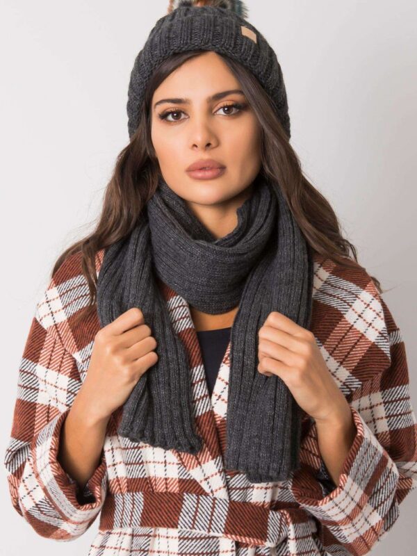 Komplet Model JK-KMPL-7-1.40X Dark Grey - Rue Paris