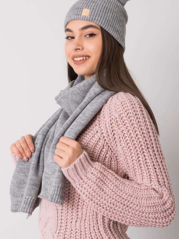 Komplet Model JK-KMPL-37.68 Grey - Rue Paris