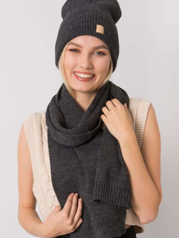 Komplet Model JK-KMPL-37.68 Dark Grey - Rue Paris