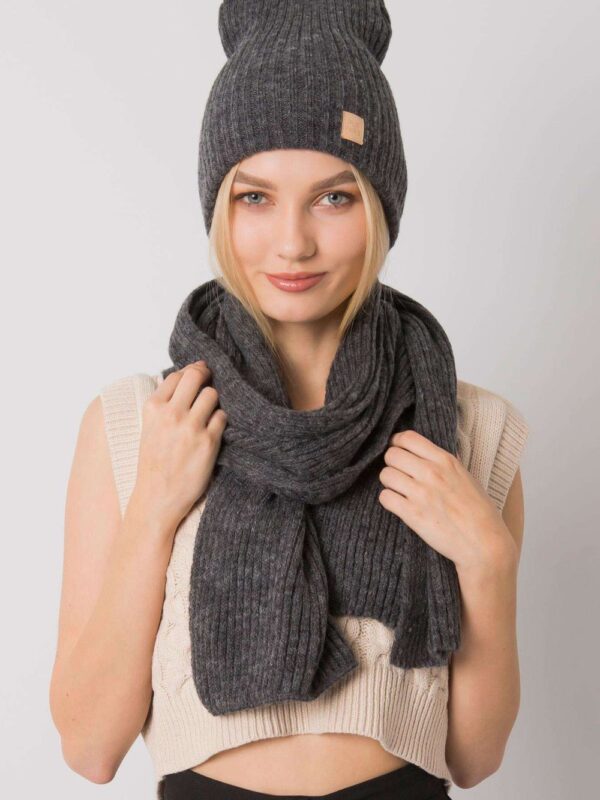 Komplet Model JK-KMPL-36.22X Dark Grey - Rue Paris