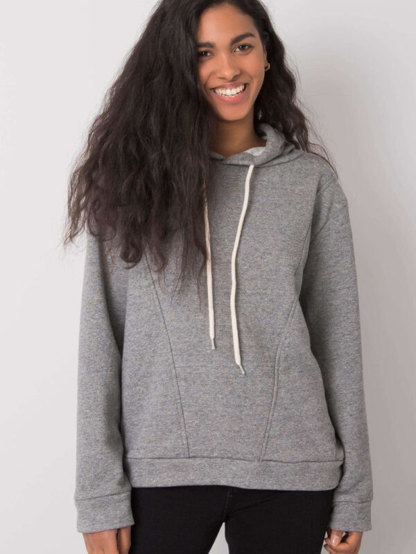 Bluza Damska Model EM-BL-ES-21-525.10 Grey - Ex Moda