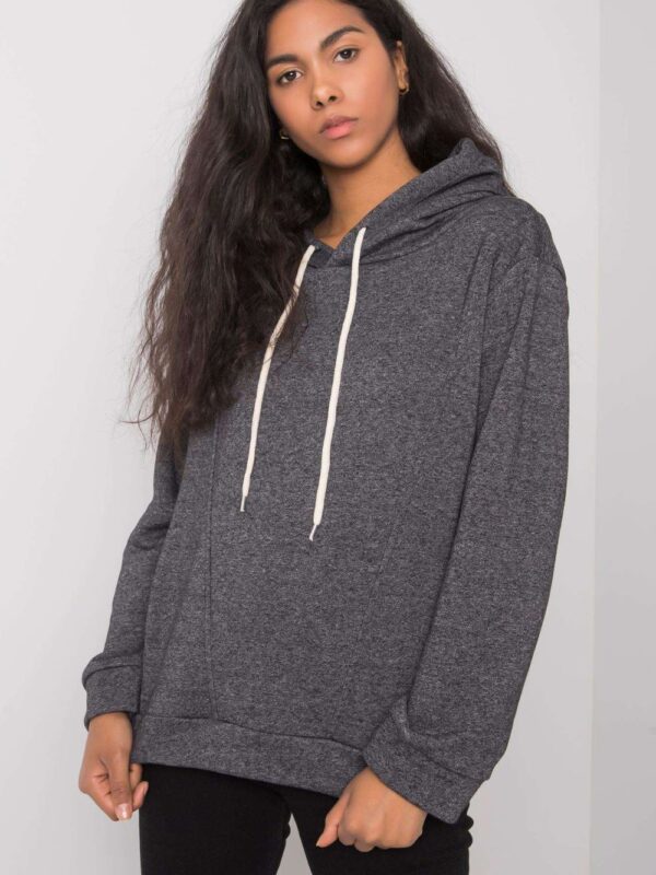 Bluza Damska Model EM-BL-ES-21-525.10 Dark Grey - Ex Moda