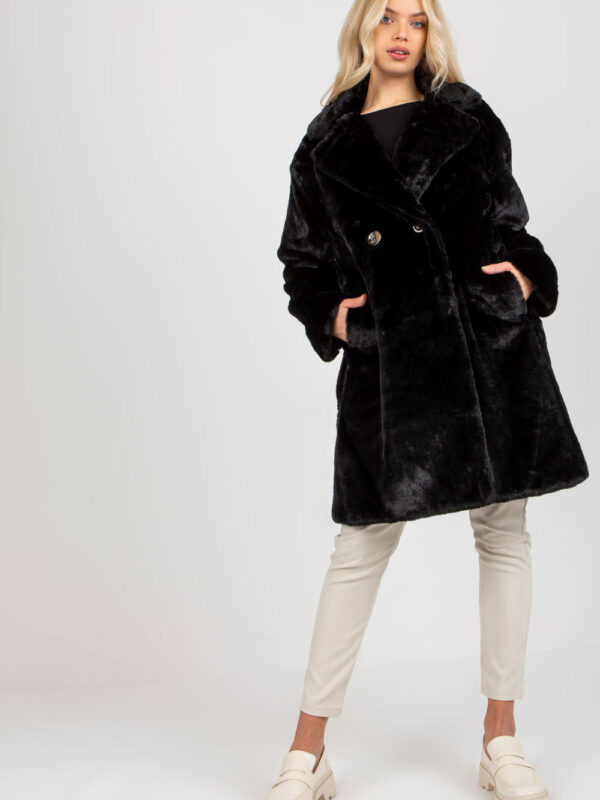 Płaszcz Model TW-PL-2118.95P Black - Och Bella