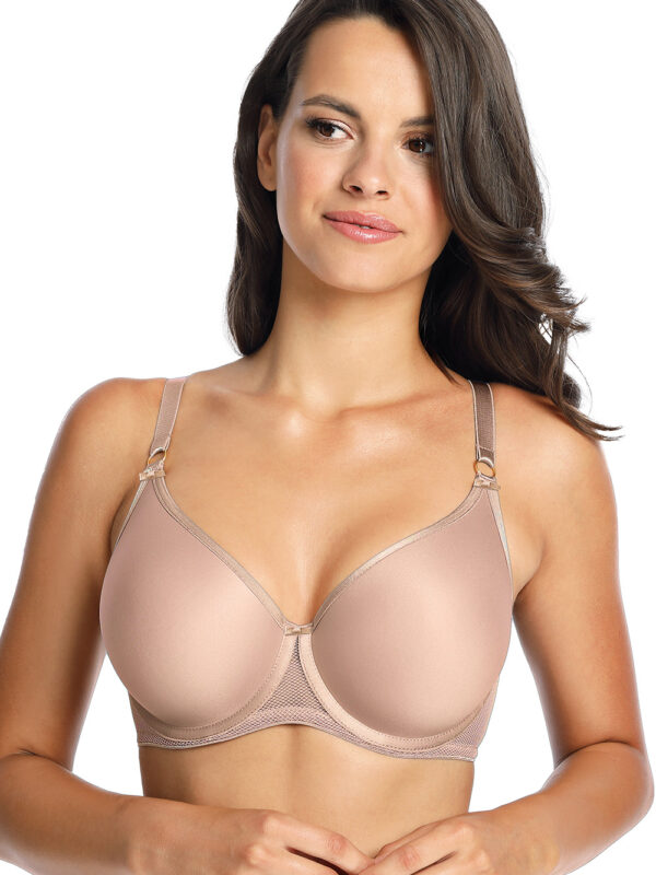 Biustonosz push up Biustonosz Usztywniany Model Moulded 1082 Mocca - Gaia