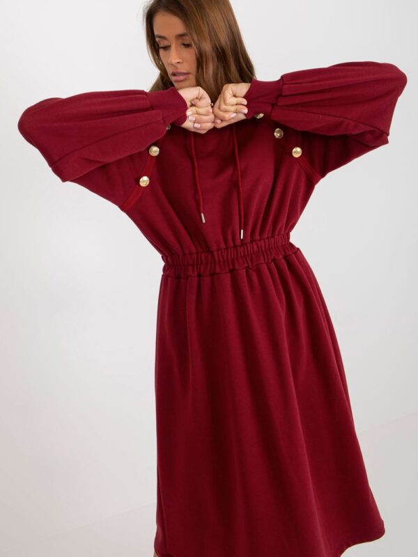 Sukienka Model RV-SK-8336.12P Bordo - Relevance
