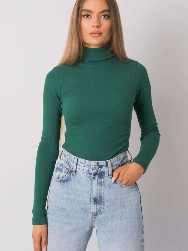 Golf Damski Model RV-BZ-7182.01P Dark Green - Rue Paris