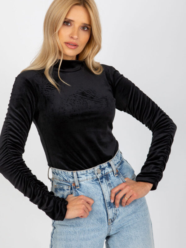 Bluzka Model RP-BZ-8181.12X Black - Rue Paris