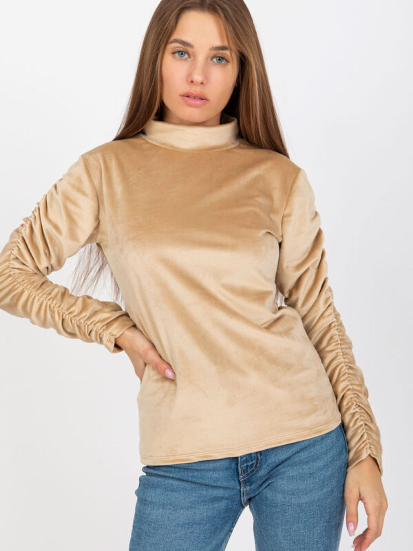 Bluzka Model RP-BZ-8181.61P Beige - Rue Paris