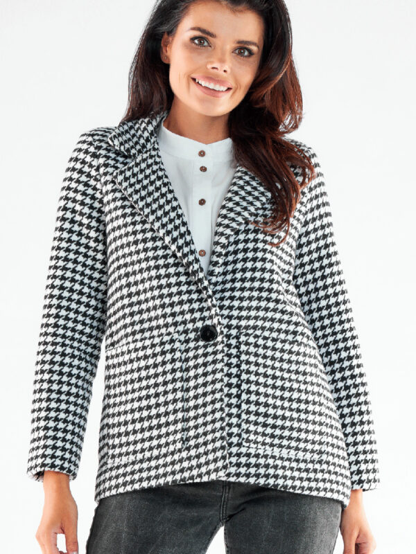Kurtka Damska Model A545 Houndstooth - awama