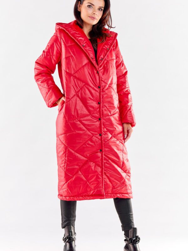 Płaszcz Damski Model A542 Red - awama