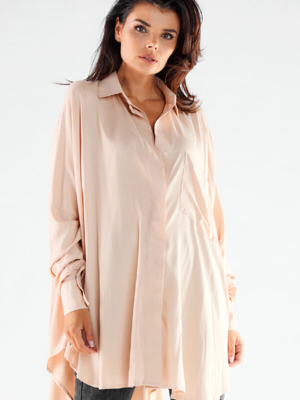 Koszula Damska Model A528 Beige - awama