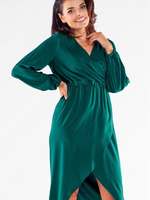 Sukienka Model A523 Bottle Green - awama
