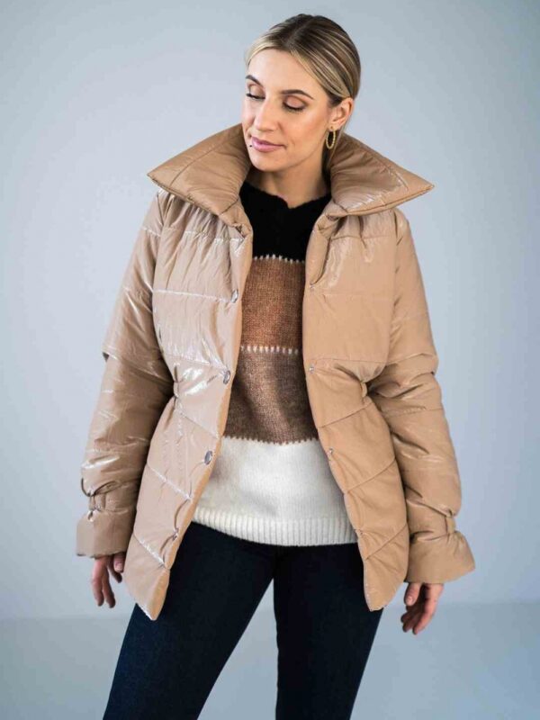 Kurtka Damska Model M933 Beige - Figl