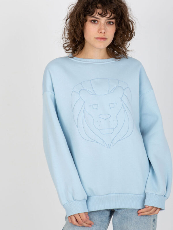 Bluza Damska Model EM-BL-617-4.41P Light Blue - Ex Moda