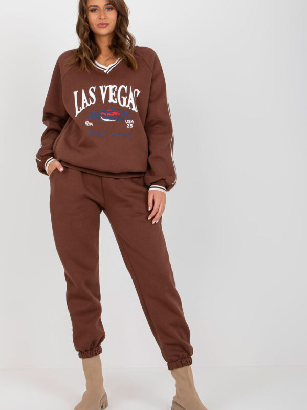 Spodnie Komplet Model EM-KMPL-769.19X Dark Brown - Ex Moda