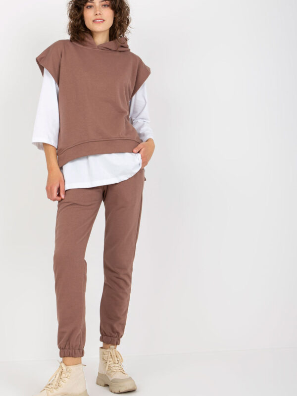 Spodnie Komplet Model EM-KMPL-764.64 Brown - Ex Moda