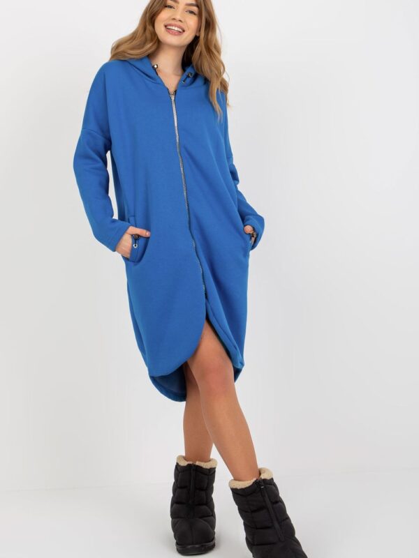 Bluza Damska Model RV-BL-4858-1.99P Dark Blue - Rue Paris