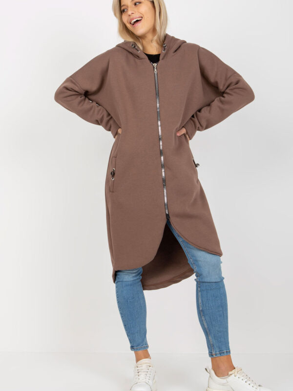 Bluza Damska Model RV-BL-4858-1.99P Brown - Rue Paris