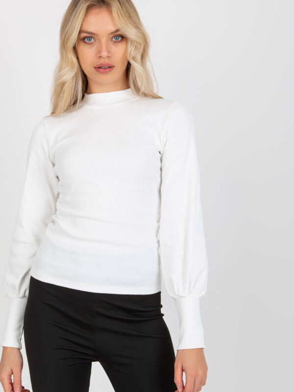 Bluzka Model RV-BZ-5223.15 White - Rue Paris