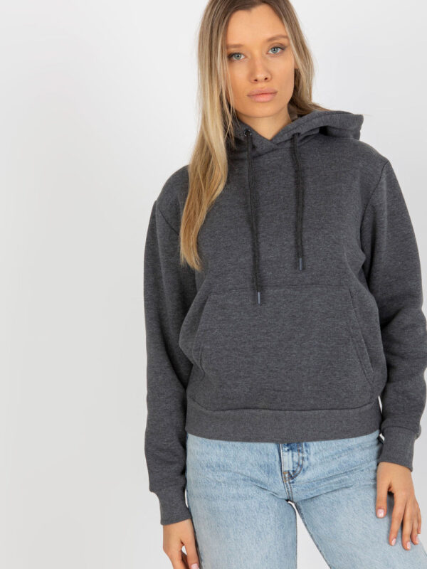 Bluza Damska Model CT-BL-F-621124.98P Dark Grey - Rue Paris