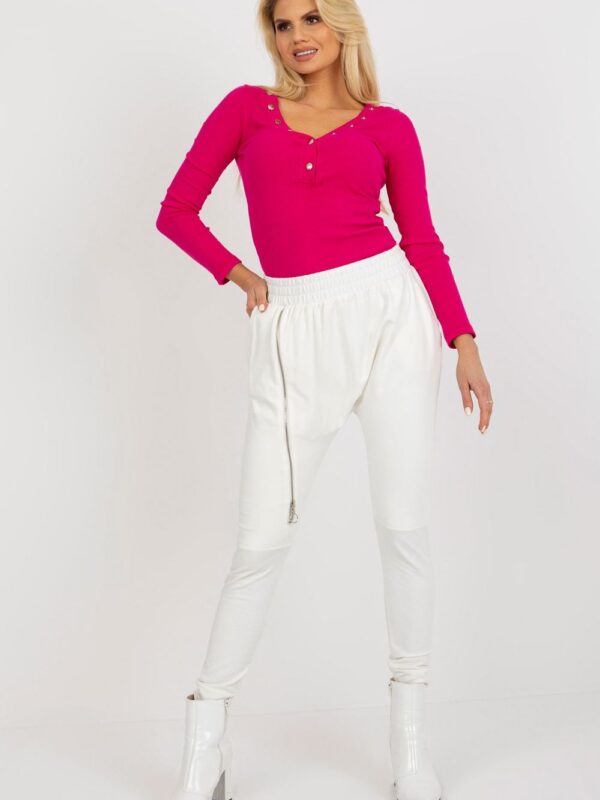 Spodnie Dresowe Model EM-DR-ES-21-558.10 Ecru - Ex Moda