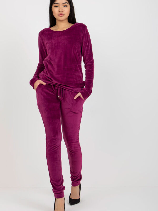 Spodnie Komplet Model RV-KMPL-6083.05 Violet - Rue Paris
