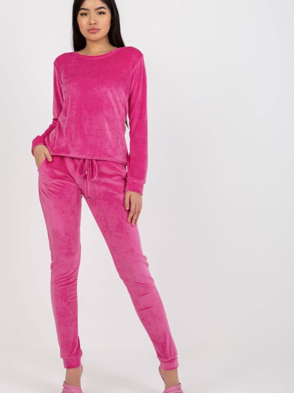Spodnie Komplet Model RV-KMPL-6083.05 Pink - Rue Paris