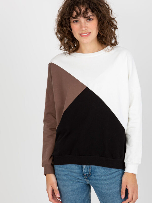 Bluza Damska Model RV-BL-8463.41P White/Black - Relevance