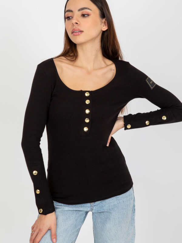 Bluzka Model TW-BZ-OB-048.08 Black - Och Bella