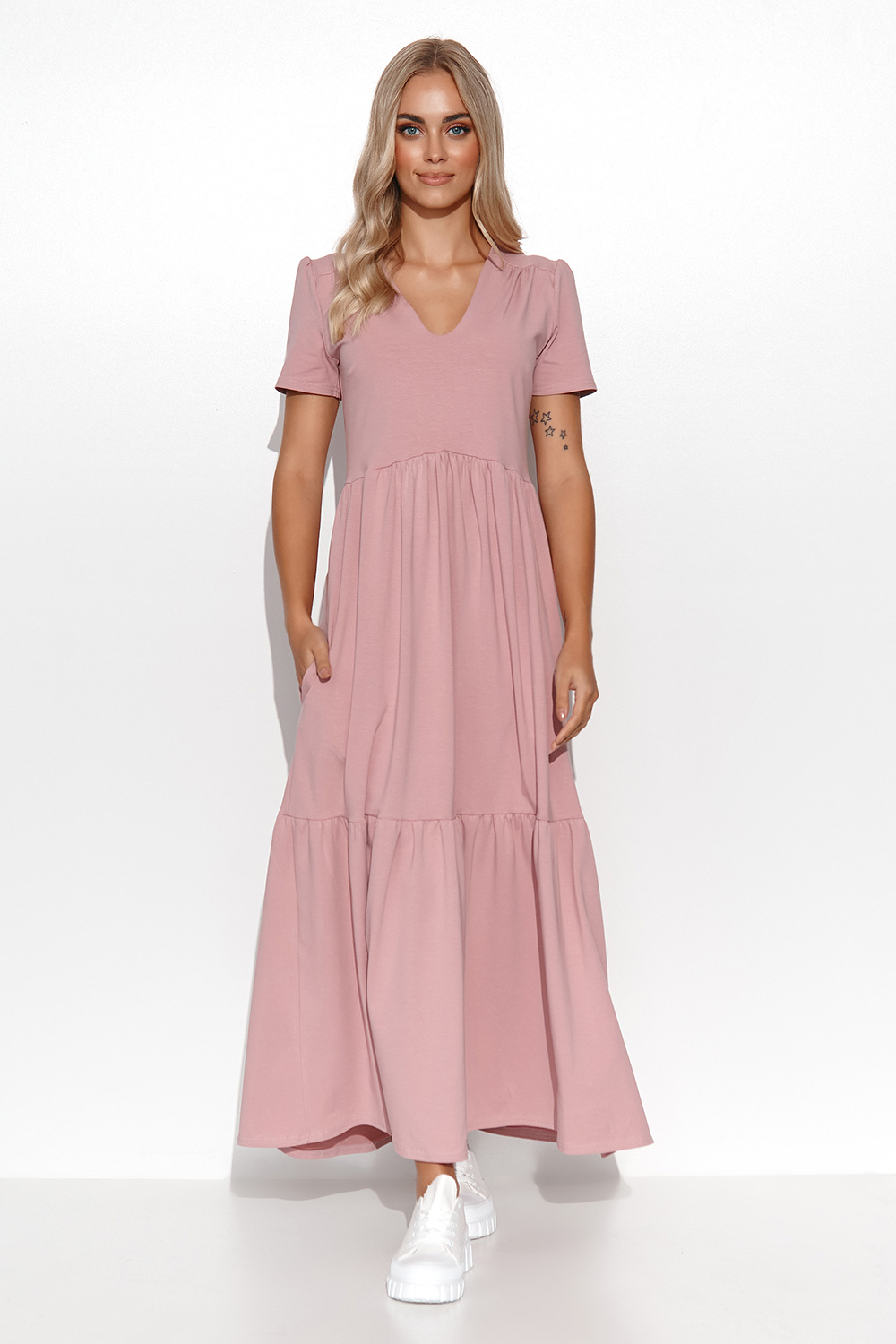 Sukienka Model M549 Dirty Pink - Makadamia