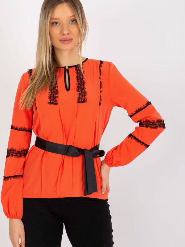 Bluzka Model LK-BZ-506122.35X Orange - Lakerta