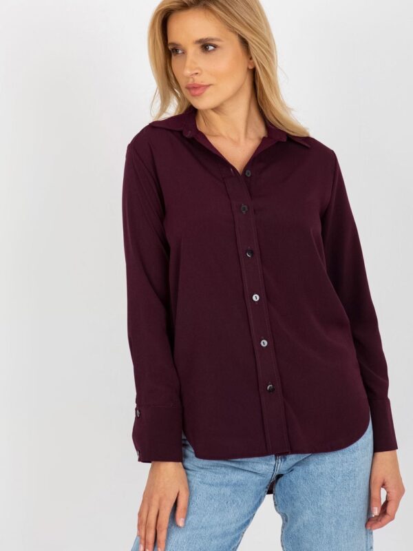 Koszula Damska Model LK-KS-508148.12P Dark Violet - Lakerta