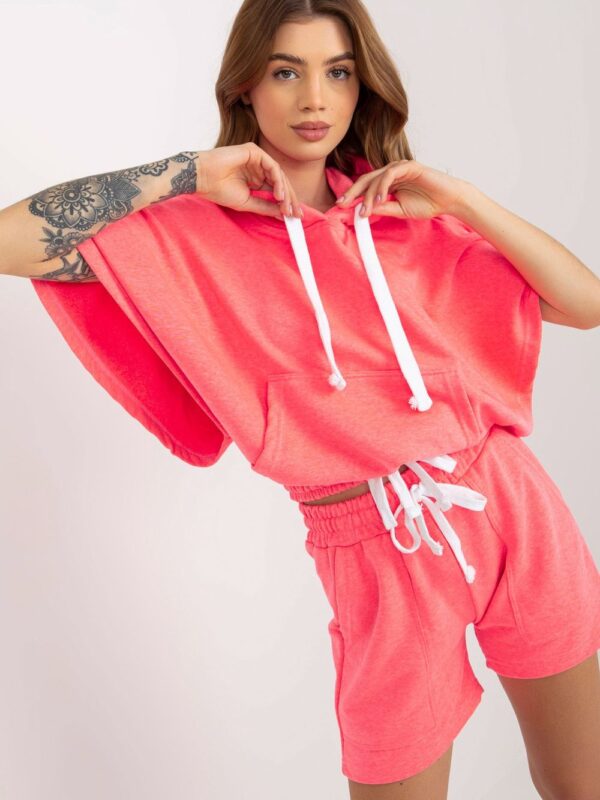 Spodnie Komplet Model EM-KMPL-744.88P Fluo Pink - Ex Moda
