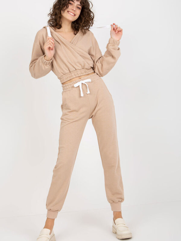 Spodnie Komplet Model EM-KMPL-747.06P Beige - Ex Moda