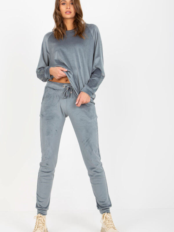 Spodnie Komplet Model RV-KMPL-8436.40 Grey/Blue - Relevance