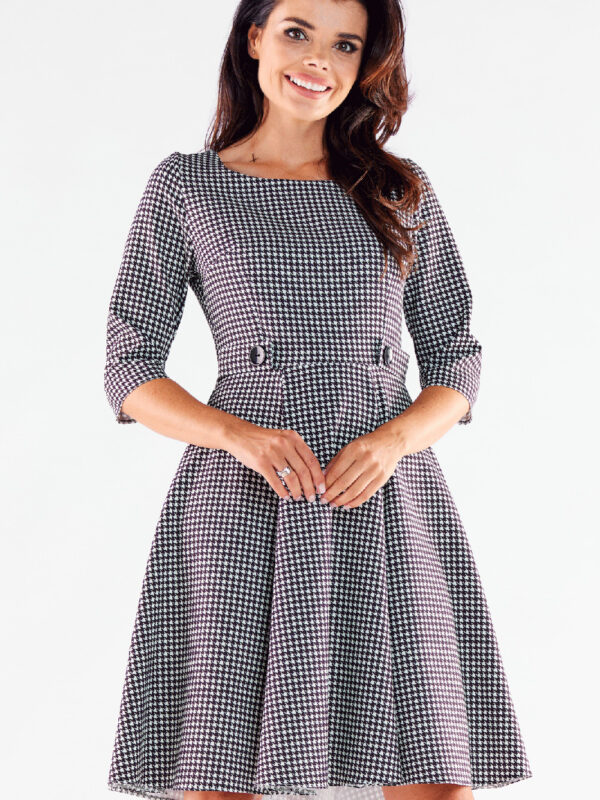 Sukienka Model A520 Houndstooth - awama