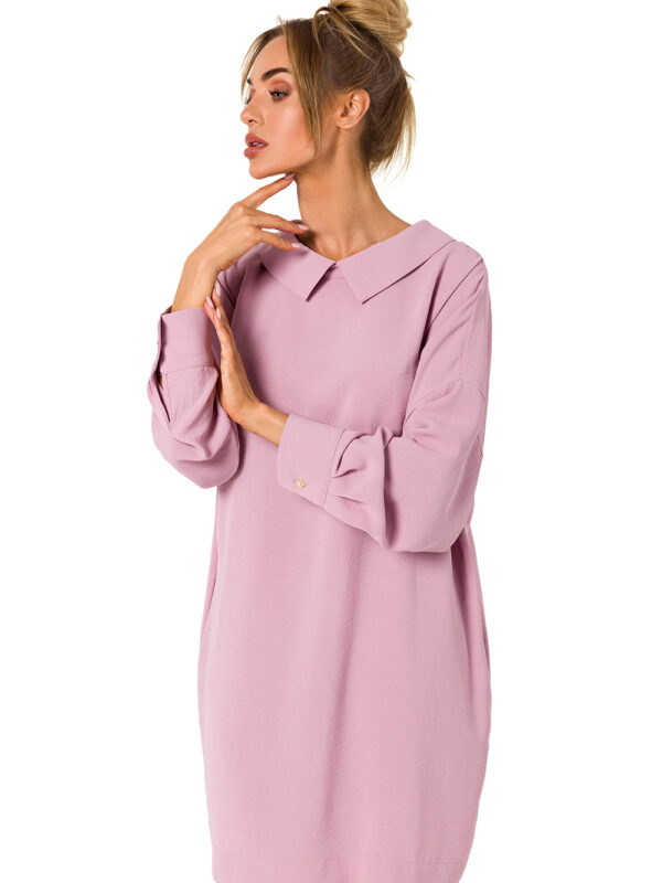 Sukienka Model MOE740 Dirty Pink - Moe