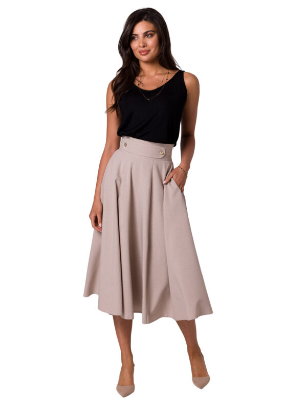 Spódnica Model B265 Beige - BeWear