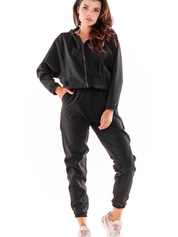 Spodnie Dresowe Model A591 Black - awama