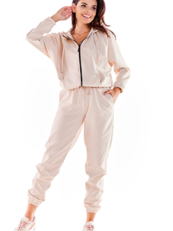Spodnie Dresowe Model A591 Beige - awama