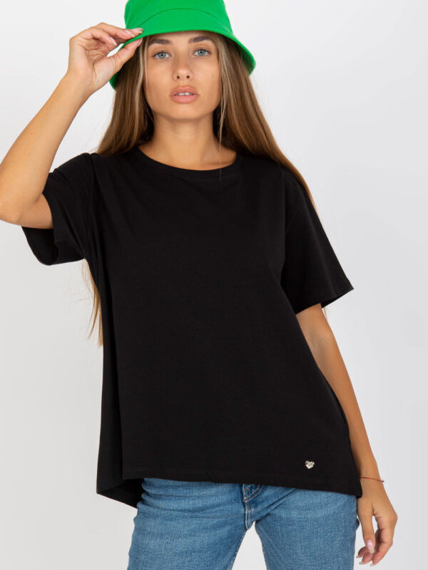 T-shirt Damski Model RV-TS-8047.57P Black - BFG