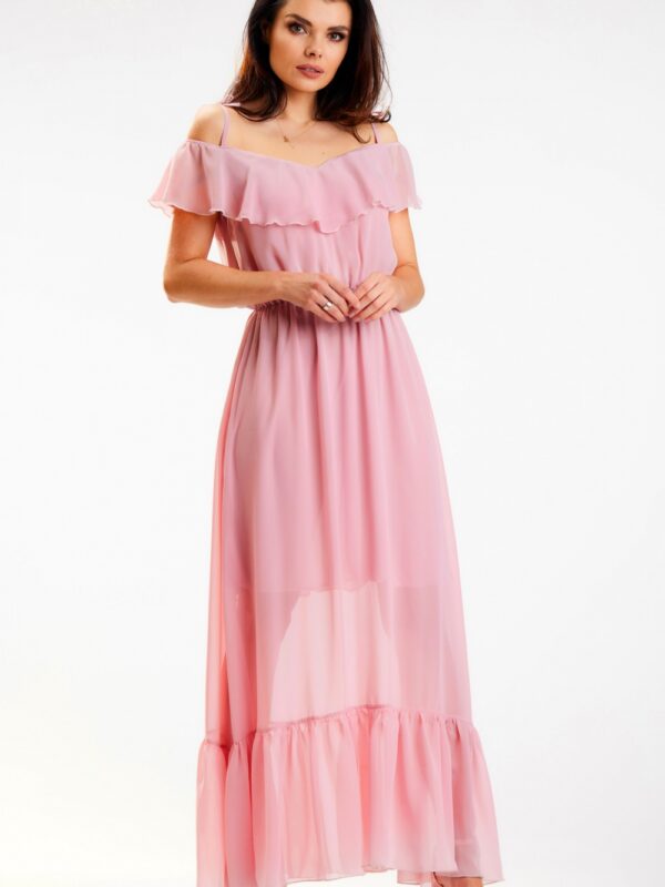 Sukienka Model A573 Dirty Pink - awama