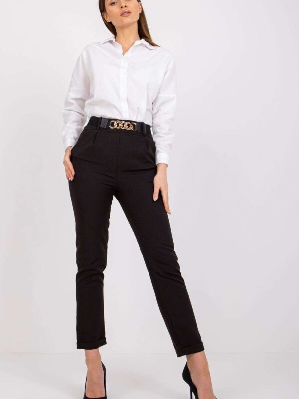 Spodnie Damskie Model DHJ-SP-13165.20 Black - Italy Moda