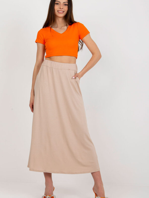 Spódnica Model WN-SD-5005.13 Beige - Rue Paris